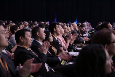 Attendees to the 2016 Ecsite Annual Conference, Graz, Austria. Photo: fini Agentur