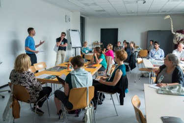 Pre-conference workshop at the 2018 Ecsite Conference, Geneva, Switzerland © Ecsite / Natural History Museum of Geneva / Olivier Miche or Philippe Wagneur