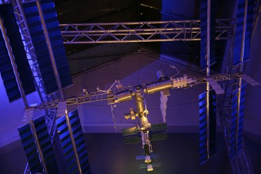 The model of the International Space Station. Photo courtesy of Innovatum Science Center
