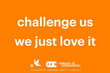 Challenge us, we just love it #Ecsite2016