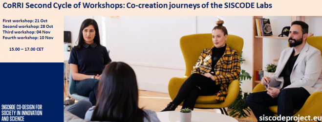 The second cycle of CoRRI workshops will start on 21 October
