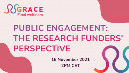 GRACE final webinar: Public Engagement from the Research Funders' perspective