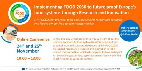 Invitation to the online FIT4FOOD2030 Conference