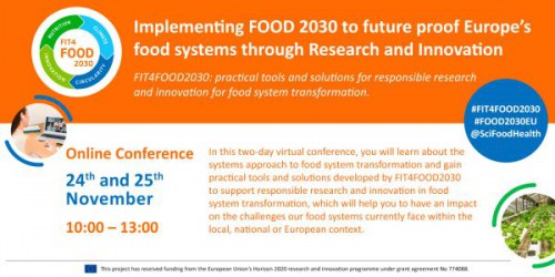Invitation to the online FIT4FOOD2030 Conference