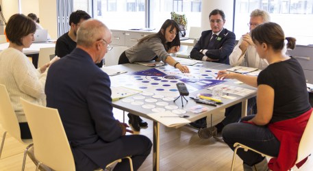 NANO2ALL multi-stakeholder dialogue participants at MUSE Science Museum, Trento, Italy