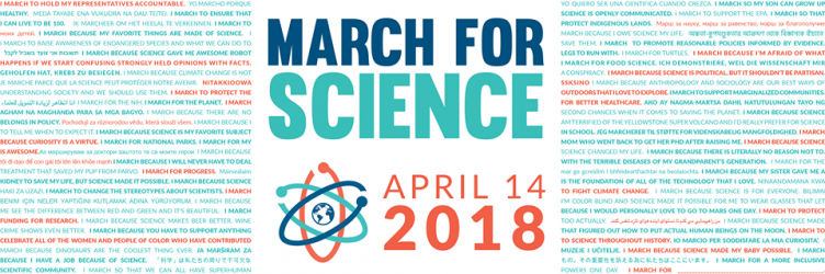 March for Science Banner 2018