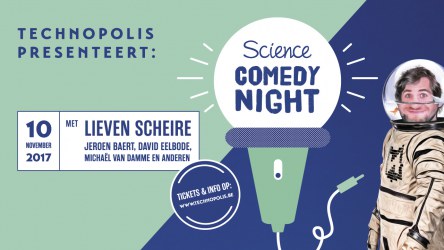 Science Comedy Night at Technopolis, Belgium - one of the actions developed by Ecsite members for 2017 International Science Centres and Science Museum Day