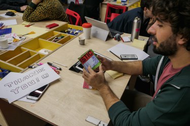 SySTEM 2020 partners trial out the zine making process