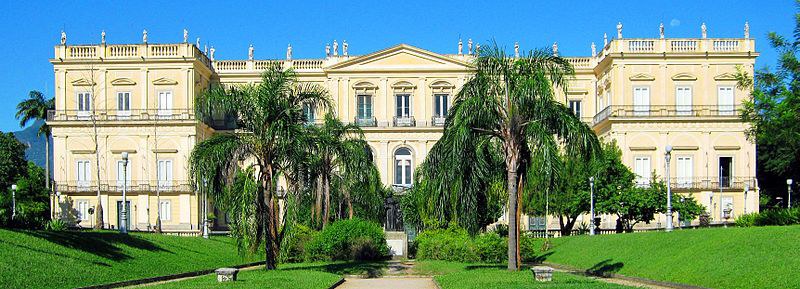 National Museum of Brazil. Photo Halley Pacheco de Oliveira, Source Wikipedia Commons