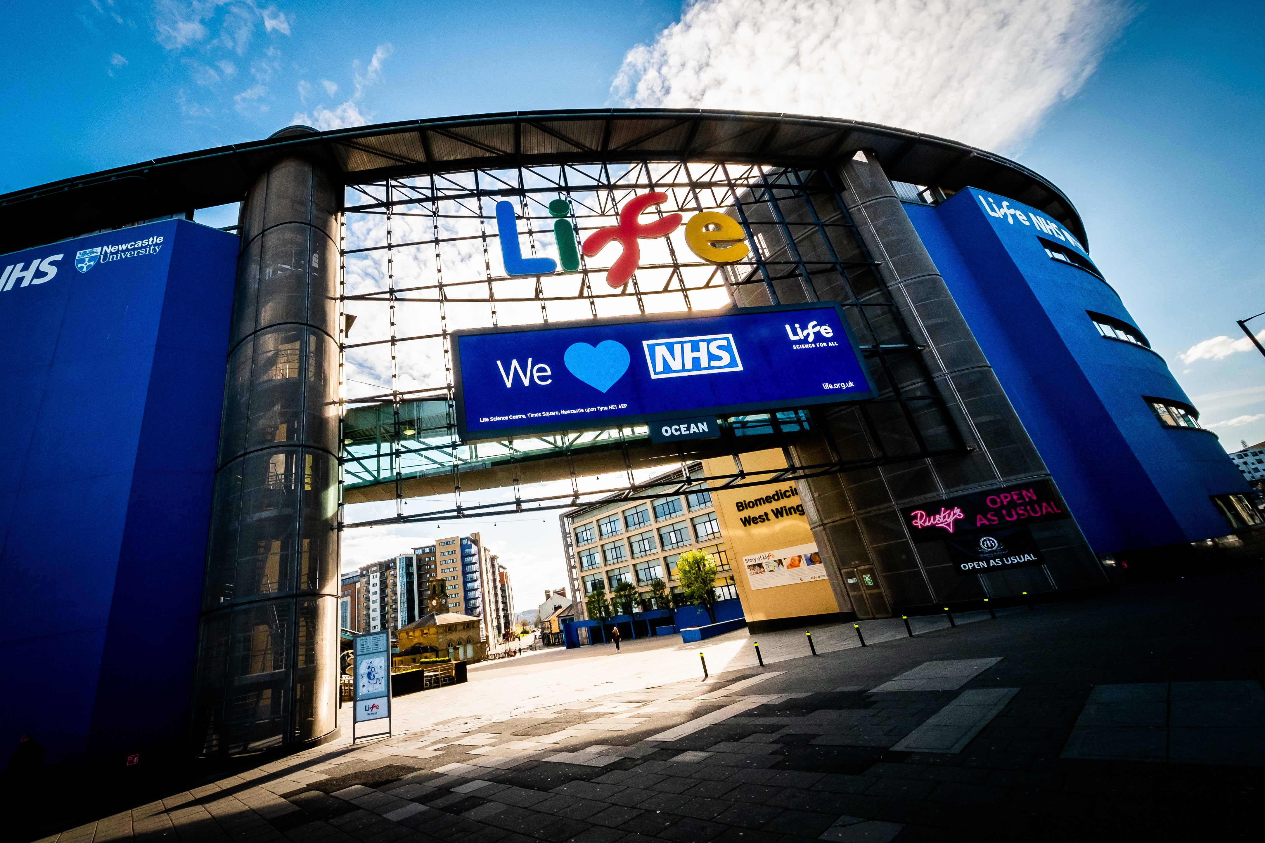 Centre for Life is now being used as a large vaccination centre - photo credit: Centre for Life