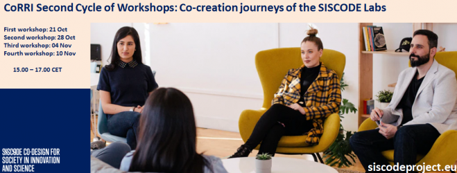 The second cycle of CoRRI workshops will begin on 21 October