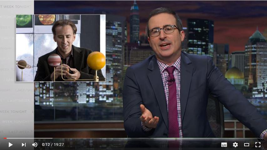 John Oliver's rant on how science is reported in the media