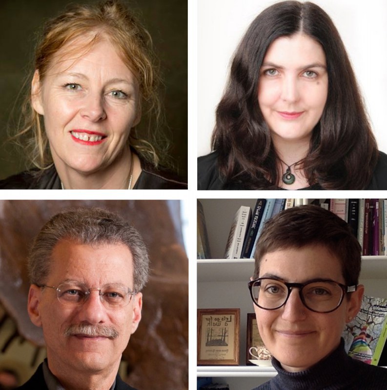 2017 Mariano Gago Ecsite Awards: Jury members. Sharon Ament, Honor Harger, David Harvey, Sarah R. Davies