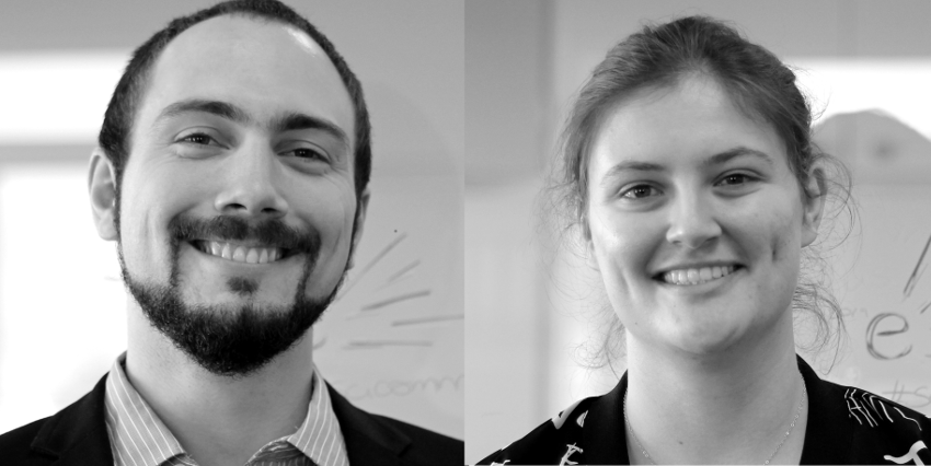 Simon Bourdin & Fanny Trifilieff, spring interns 2019