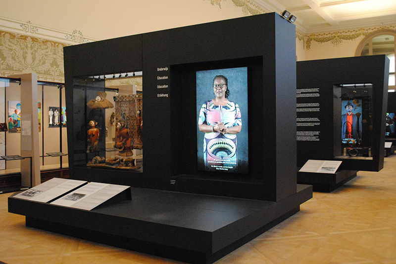 Permanent exhibition at the newly re-opened AfricaMuseum, Tervuren, Belgium