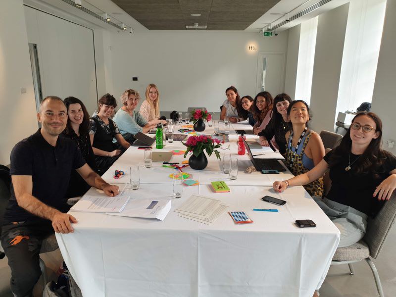 Staff from Science Gallery locations worldwide meeting at Science Gallery London, July 2019.