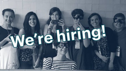 We are hiring!