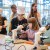 Kids and microscope