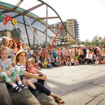 Families visit Life Science Centre for a charity day at Life Science Centre, Newcastle upon Tyne, UK