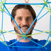Amazing picture of Erik Torstensson in a geodesic dome