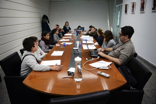 Meeting of the Children's Board of Museu de les Ciències Príncep Felipe, Valencia, Spain