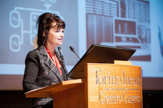 Anne Glover at the 3rd PLACES conference, Torino, Italy, June 2013. Photo by Silvia Pastore