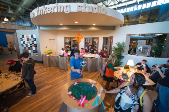 The Tinkering Studio at Exploratorium, San Francisco.