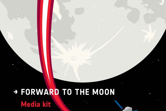 Cover page of ESA Moon Media Kit - copyright ESA 2019