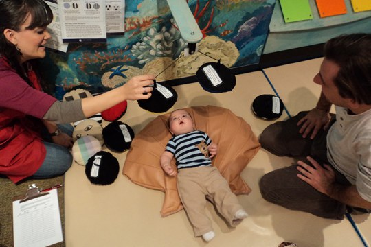 Infant Area Mobile at the Museum of Science, Boston (United States). Photo: Janna Doherty