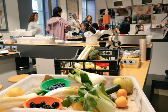 The Interactive Food Lab at the National Museum of Science and Technology Leonardo da Vinci, Milan, Italy. Credit: @MuseoScienza