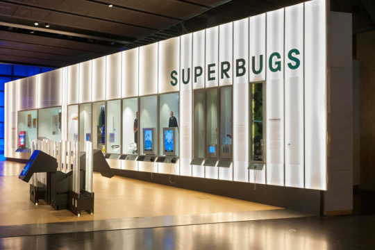 A travelling exhibition available as a digital blueprint: ‘Superbugs: The Fight for Our Lives’ by the Science Museum