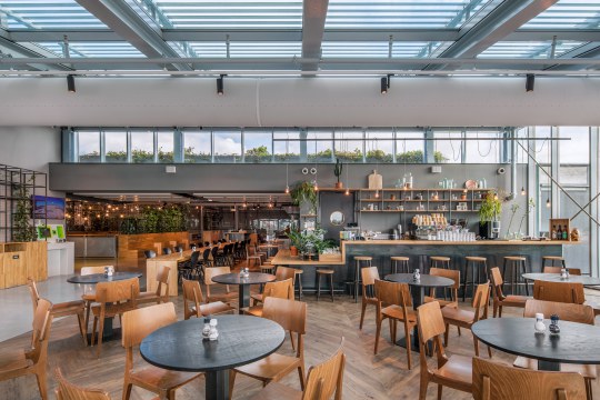 Rooftop restaurant DAK at the NEMO Science Museum, Amsterda. Pic: Wouter van der Sar