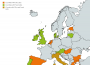 Location of City and Food Labs across Europe