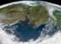 Earth from cupola_NASA image. Courtesy Norman Kuring, Ocean Color Web