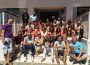 Teachers and trainers at the "Space exploration in education" spaceEU Summer School pose for a group picture in Marathon, Greece.
