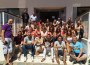 Teachers and trainers at the "Space exploration in education" spaceEU Summer School pose for a group picture in Marathon, Greece.